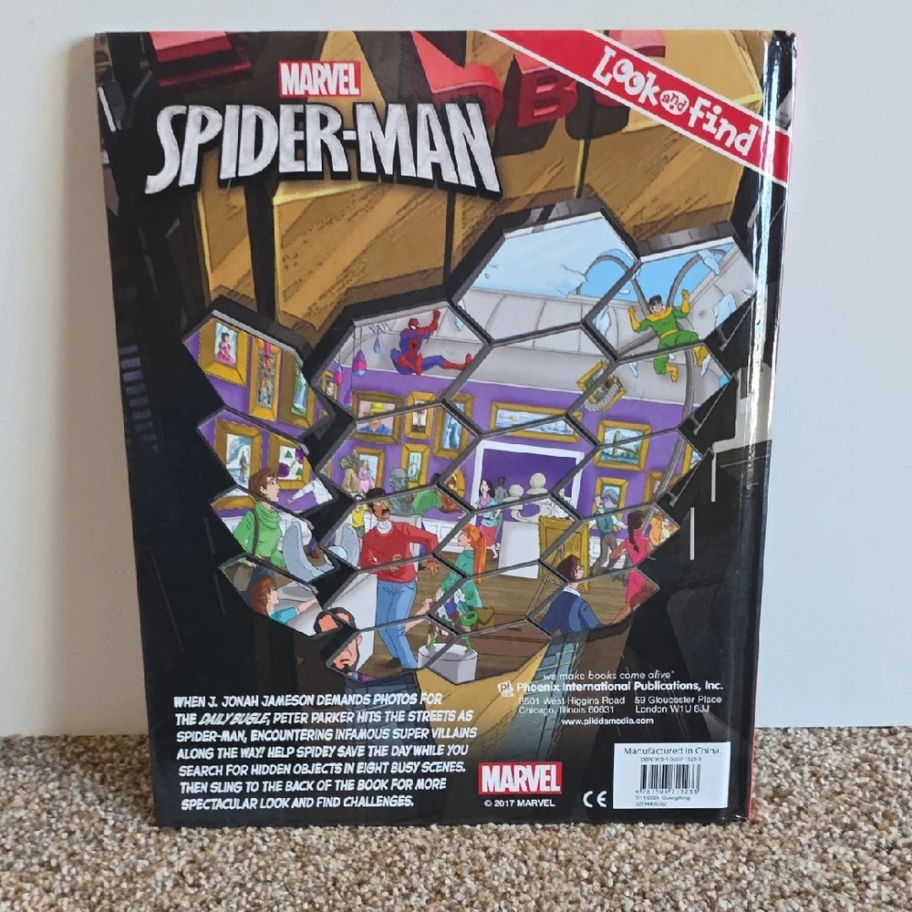 Marvel Spider-Man Look and Find Adventure Books - Hardcover